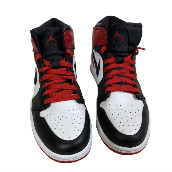 VTG Jordan OLD LOVE ❤️ Chicago AJ1 Basketball Sneakers - Picture 4 of 10